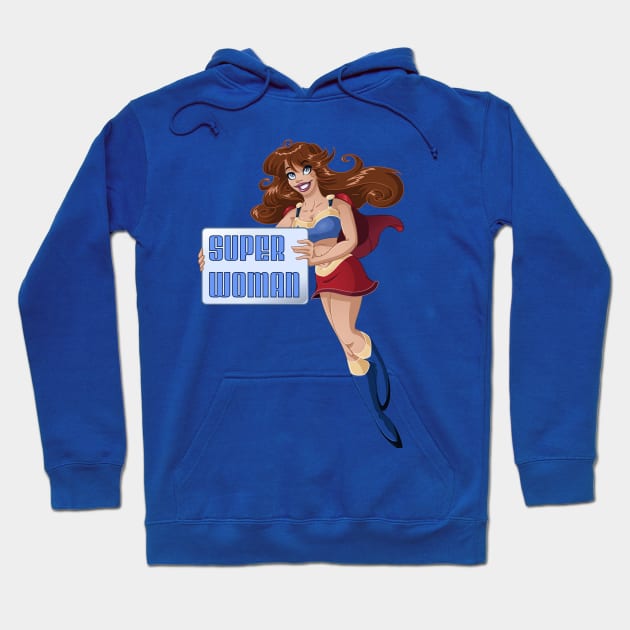 Super Woman Hoodie by LironPeer